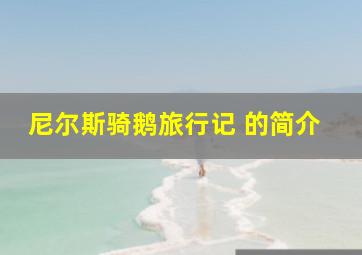 尼尔斯骑鹅旅行记 的简介